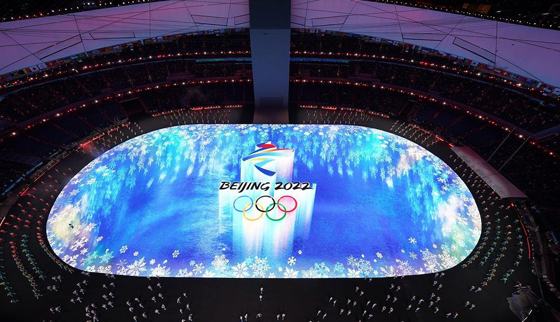 Austragungsort der Olympischen Winterspiele in Peking